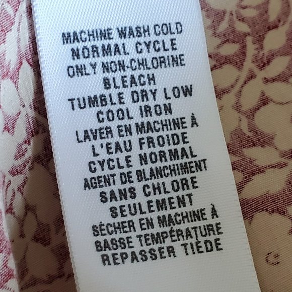 Lucky Brand Long Sleeve Button Down Collar Top M - Picture 10 of 10